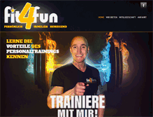 Tablet Screenshot of fit4fun-sportsclub.de
